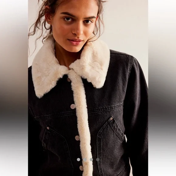 Free People denim jacket NWT - Picture 2 of 10